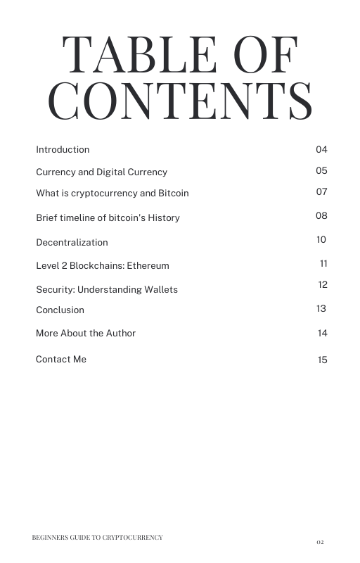 Beginners Guide to Crypto Sample